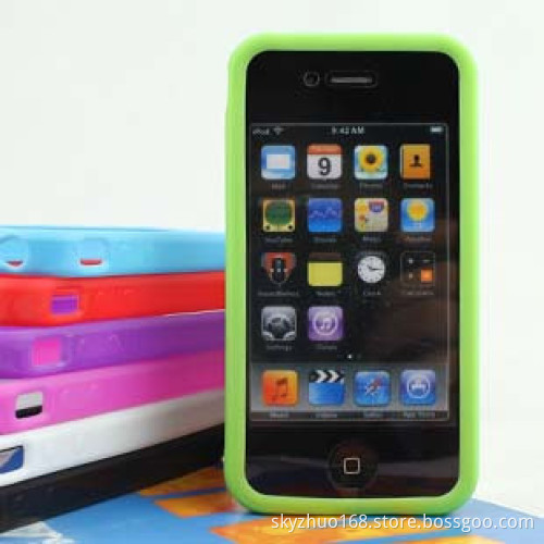 silicone cover case for iphone 4